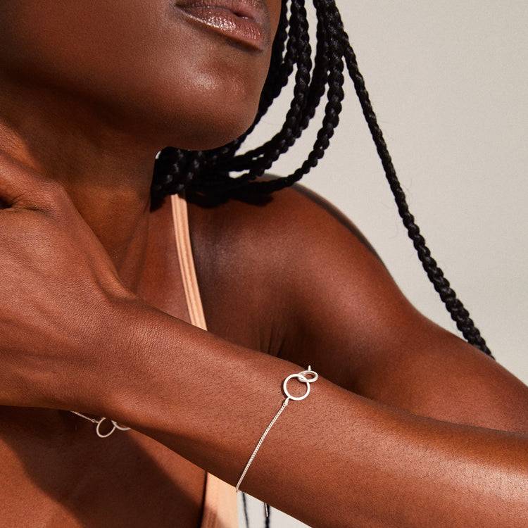 Pilgrim HARPER Recyceltes Armband, Versilbert