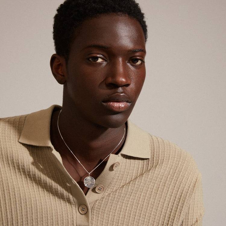 Pilgrim HEAT Recycelte Coin-Halskette Versilbert