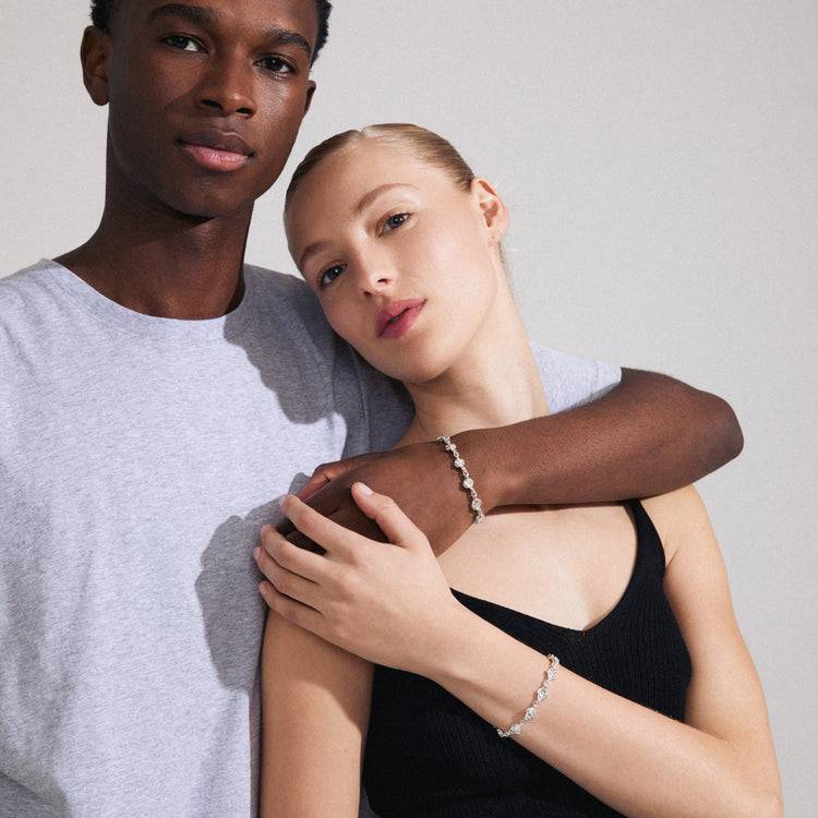 Pilgrim INAYA Recyceltes Armband Versilbert