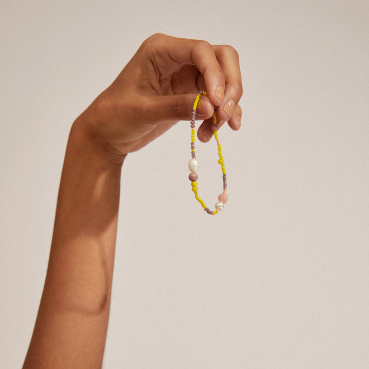 Pilgrim INDIANA Armband Gelb