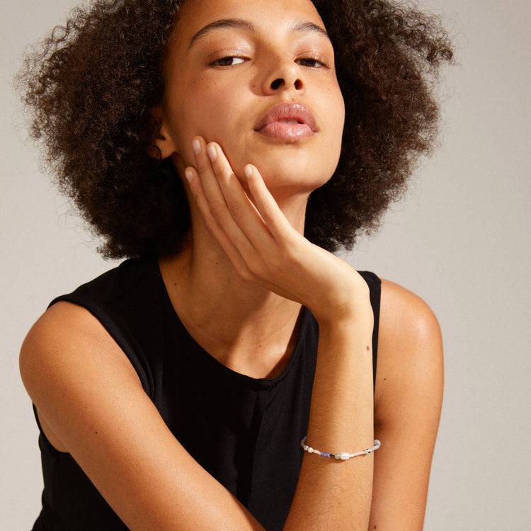 Pilgrim INDIANA Armband Hellblau