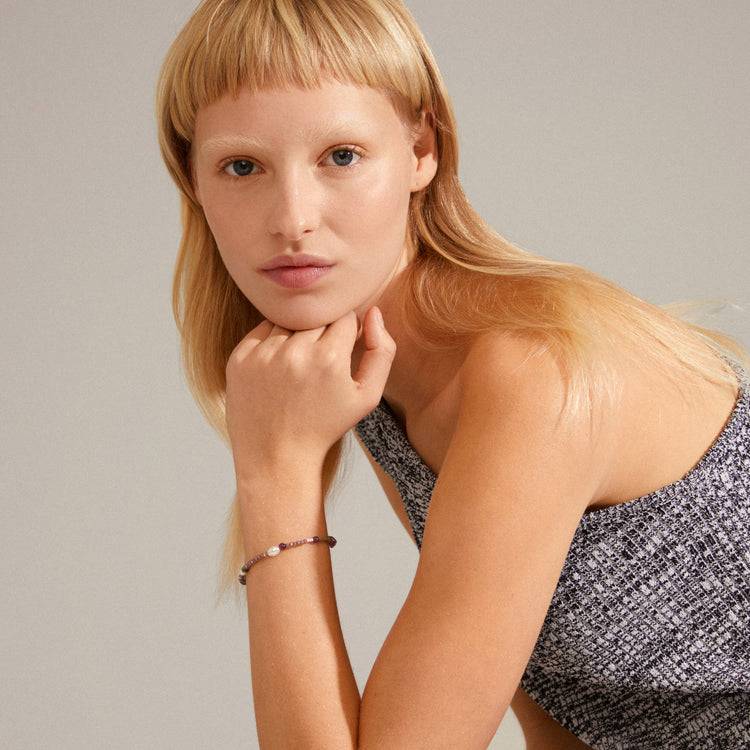 Pilgrim INDIANA Armband Lila