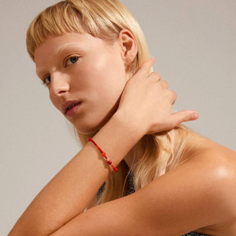 Pilgrim INDIANA Armband Rot