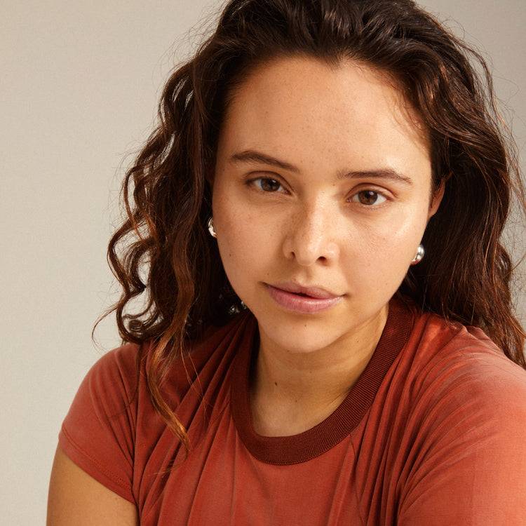 Pilgrim IOANNA Recycelte Chunky Creolen Versilbert