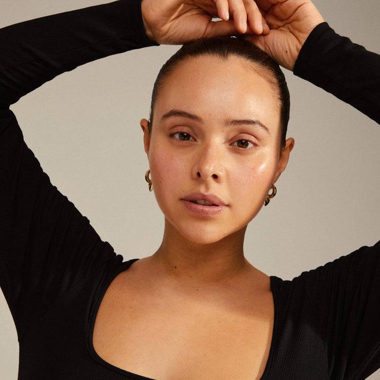 Pilgrim IOKASTE Recycelte Chunky Creolen Vergoldet