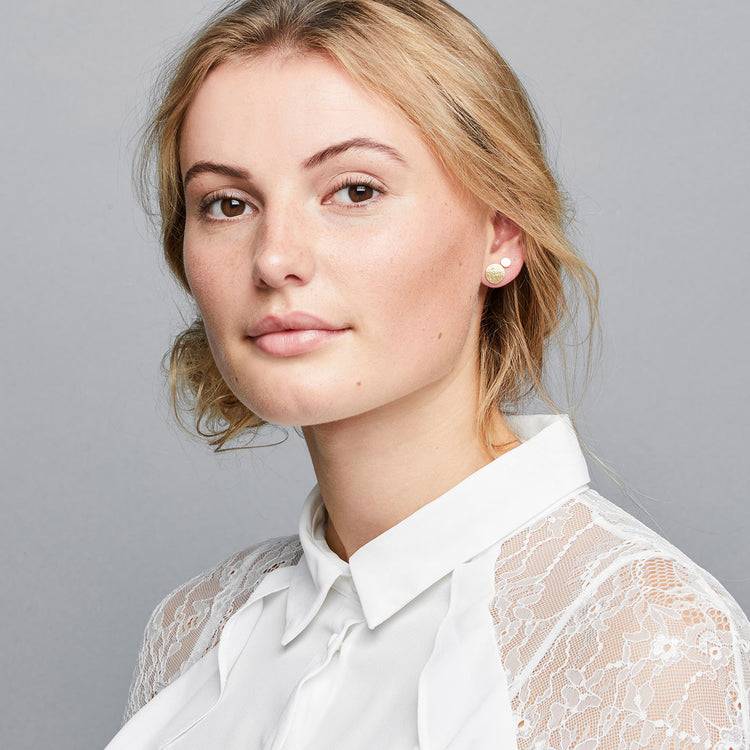 Pilgrim JACY Recyceltes Ohrringe-Set, Vergoldet