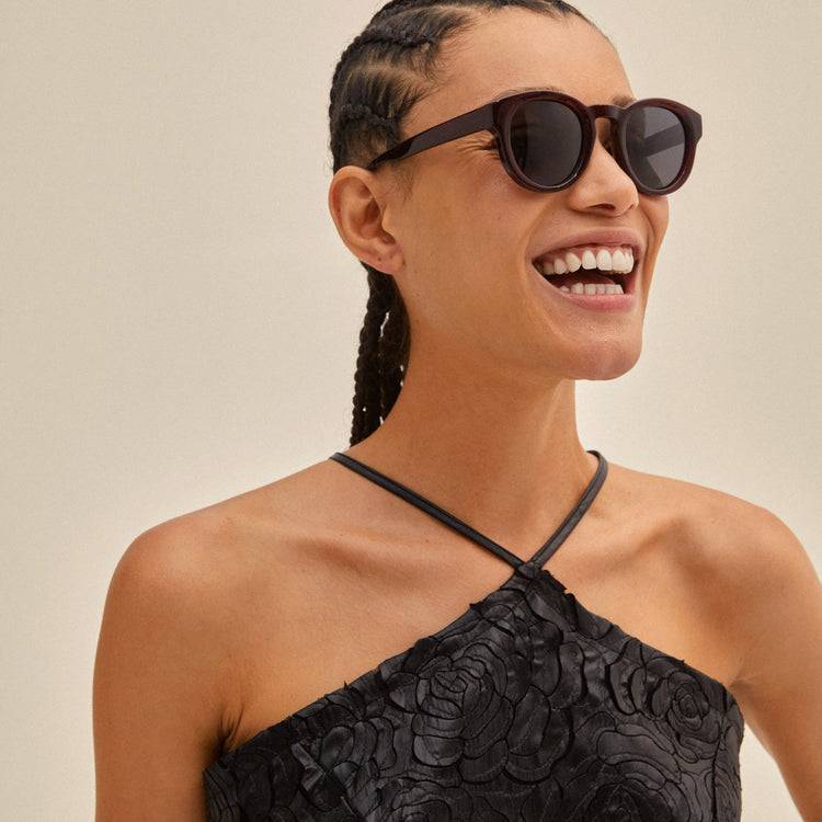 Pilgrim JANICA Recycelte Sonnenbrille Dunkelbraun