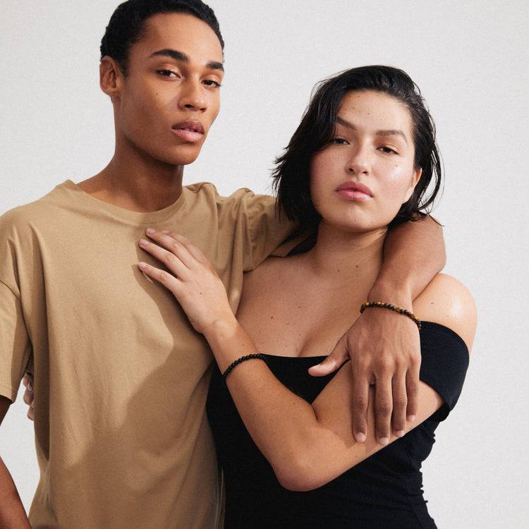 Pilgrim JOE Armband, Schwarzer Achat