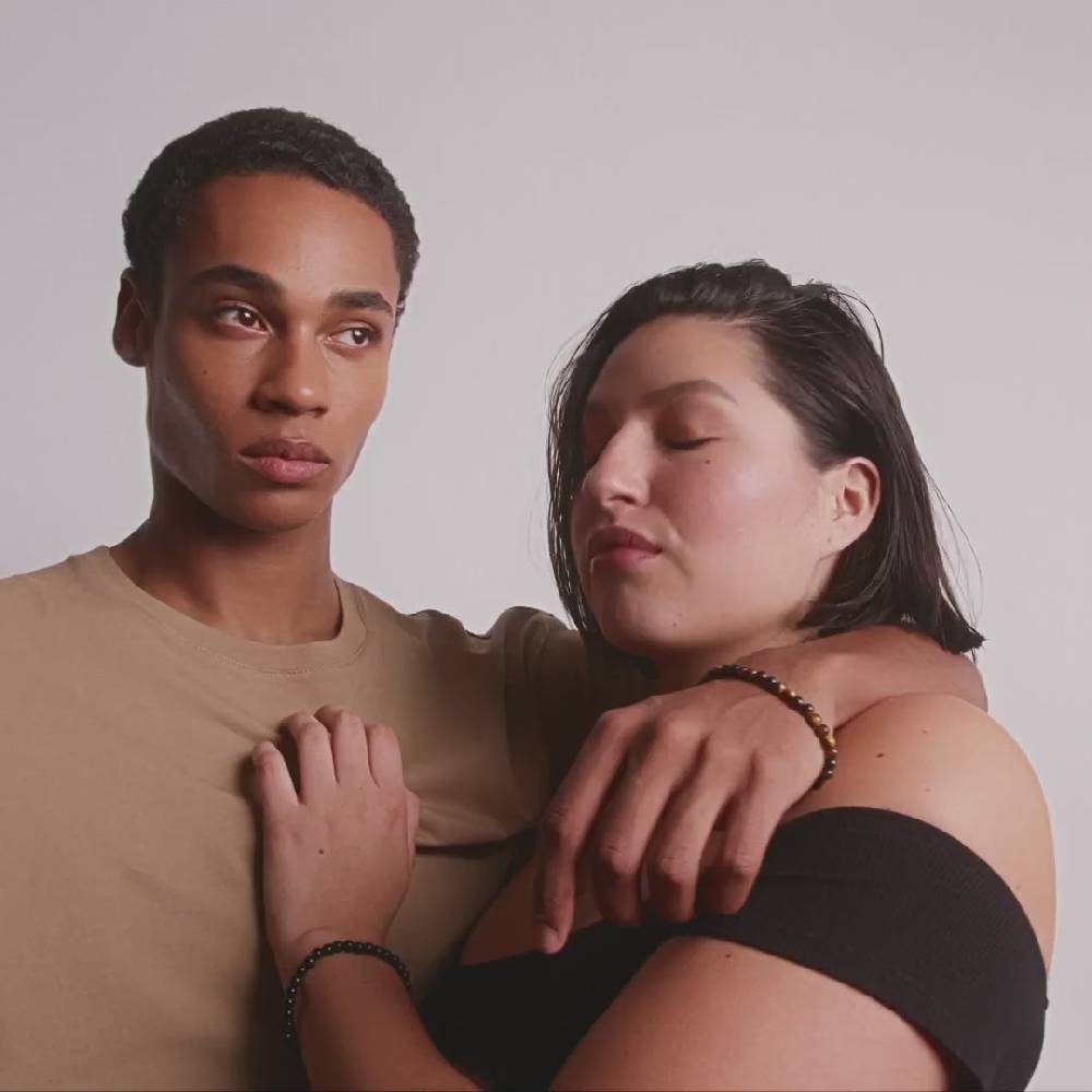 Pilgrim JOE Armband, Schwarzer Achat