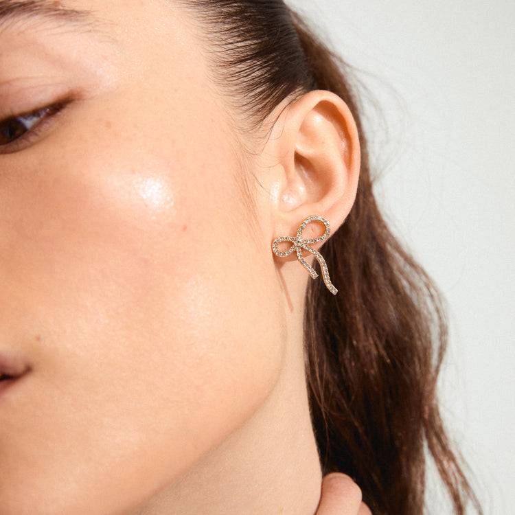 Pilgrim JOLANTA Recycelte Ohrringe Vergoldet