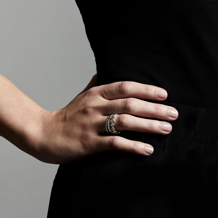 Pilgrim JOY Ring Versilbert