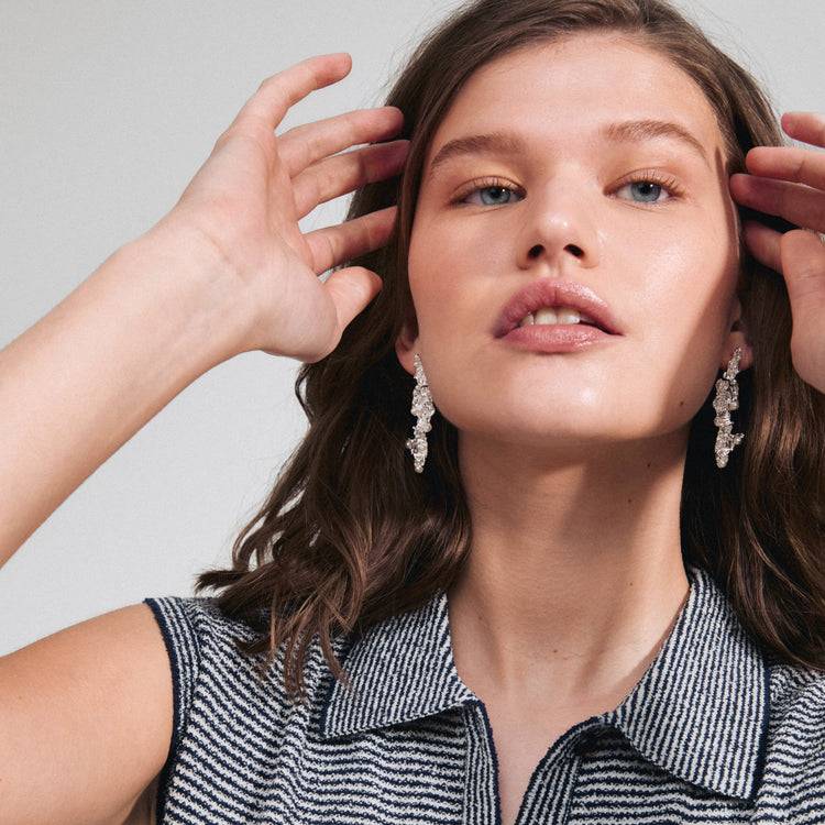 Pilgrim JUDE Recycelte Ohrringe Versilbert