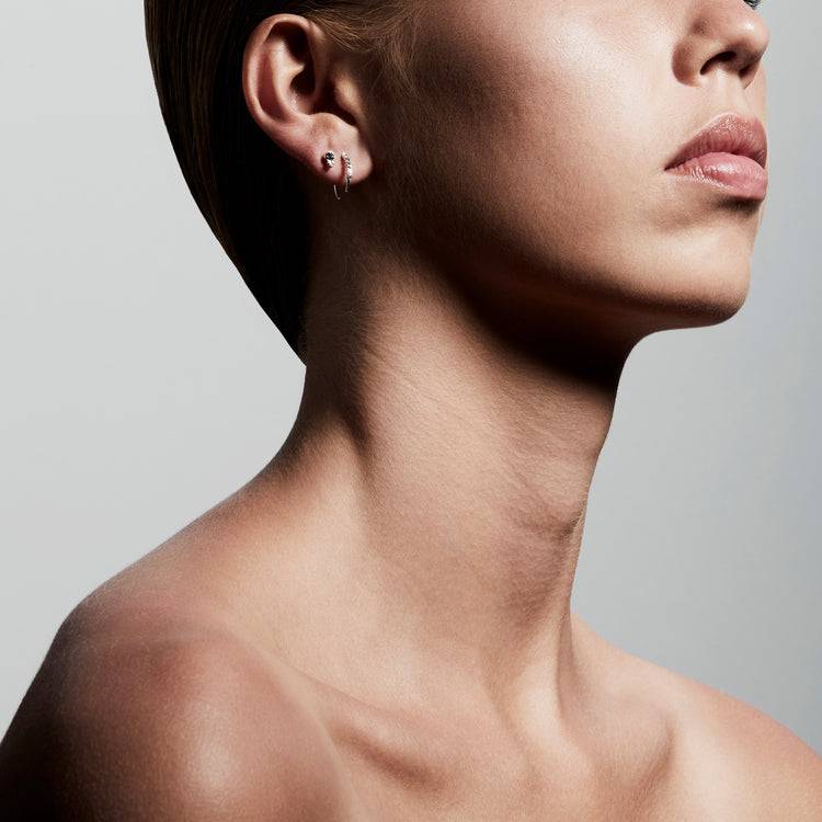 Pilgrim KALI Kristallohrringe, Versilbert