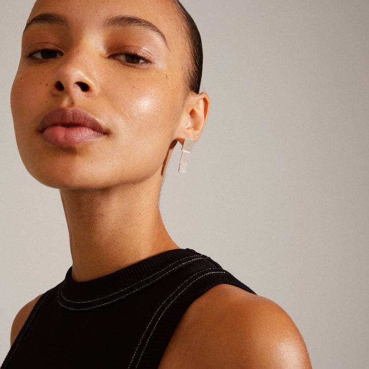 Pilgrim KLAUDIA Recycelte Ohrringe Versilbert