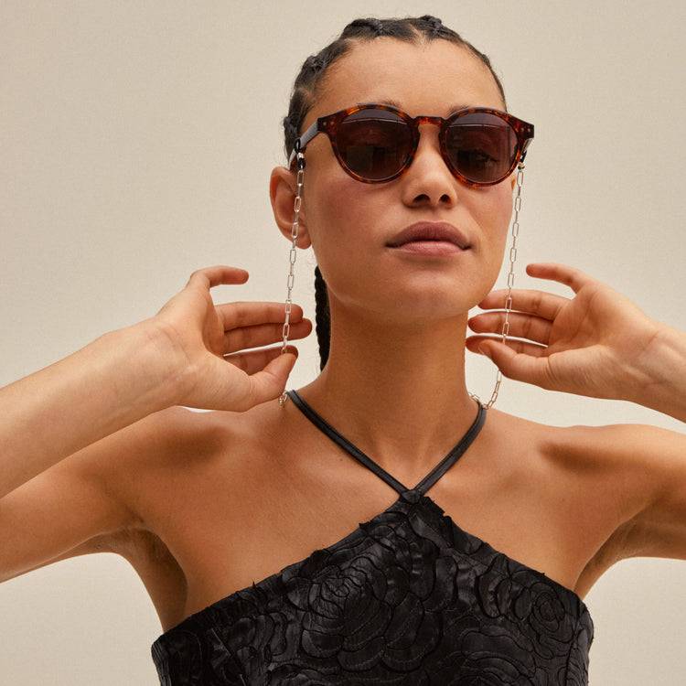 Pilgrim KYRIE Sonnenbrille Schildpatt-Braun/Gold