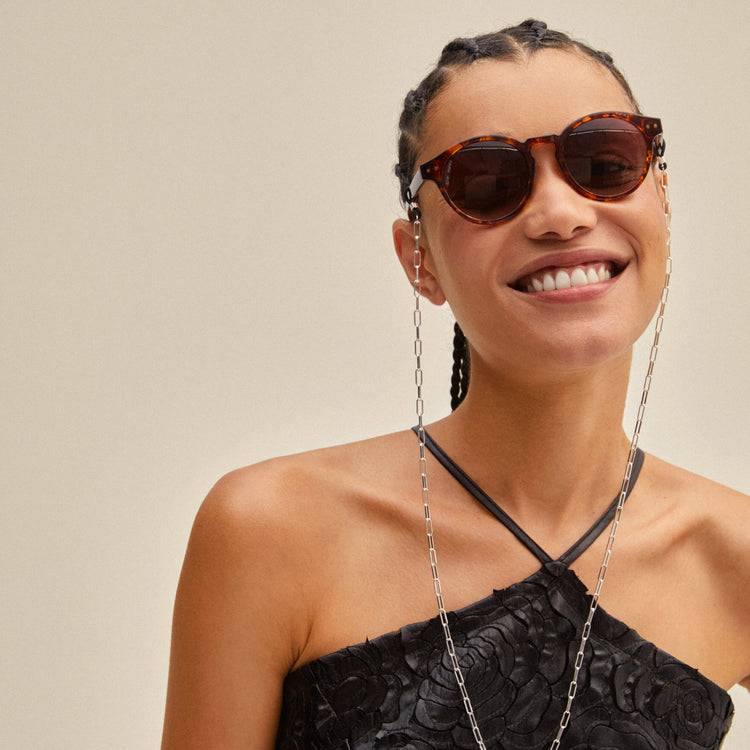 Pilgrim KYRIE Sonnenbrille Schildpatt-Braun/Gold