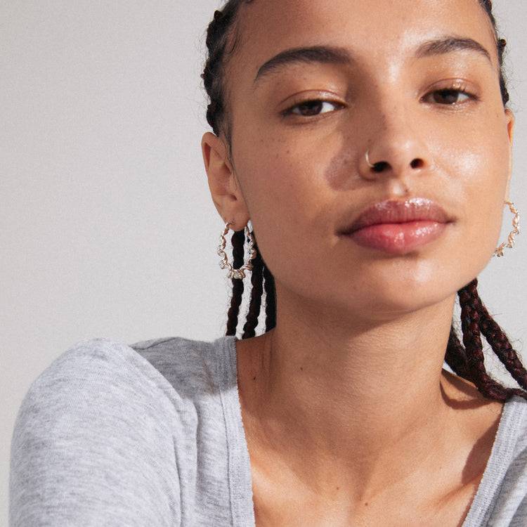 Pilgrim LARISA Recycelte Ohrringe Versilbert