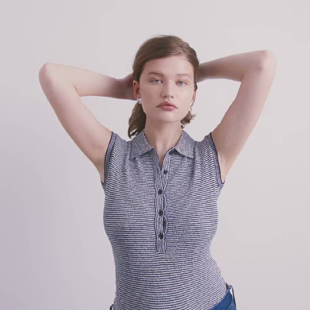 Pilgrim LAVENDER Recycelte Ohrringe Versilbert