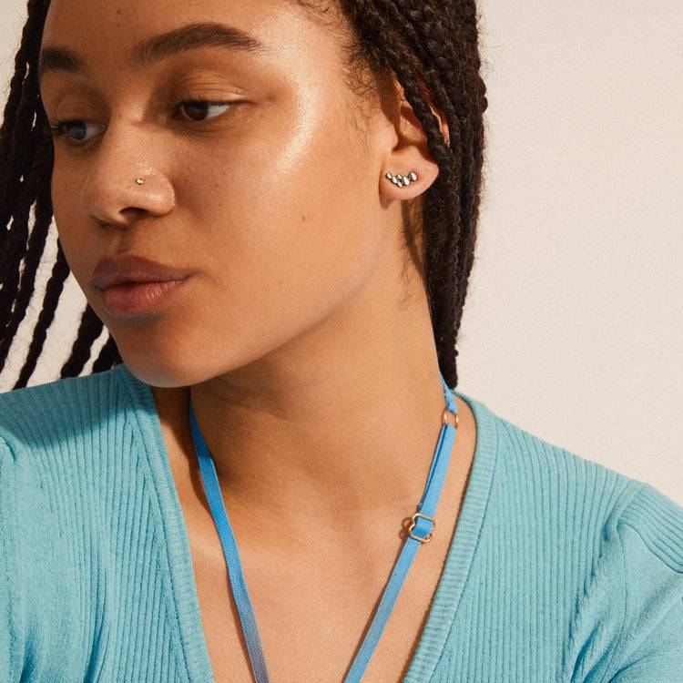 Pilgrim LEAH Recycelter Ohrring, Hämatitbeschichtet