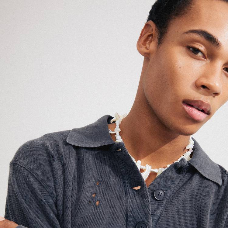 Pilgrim LIGHT Muschelhalskette, Weiß/versilbert