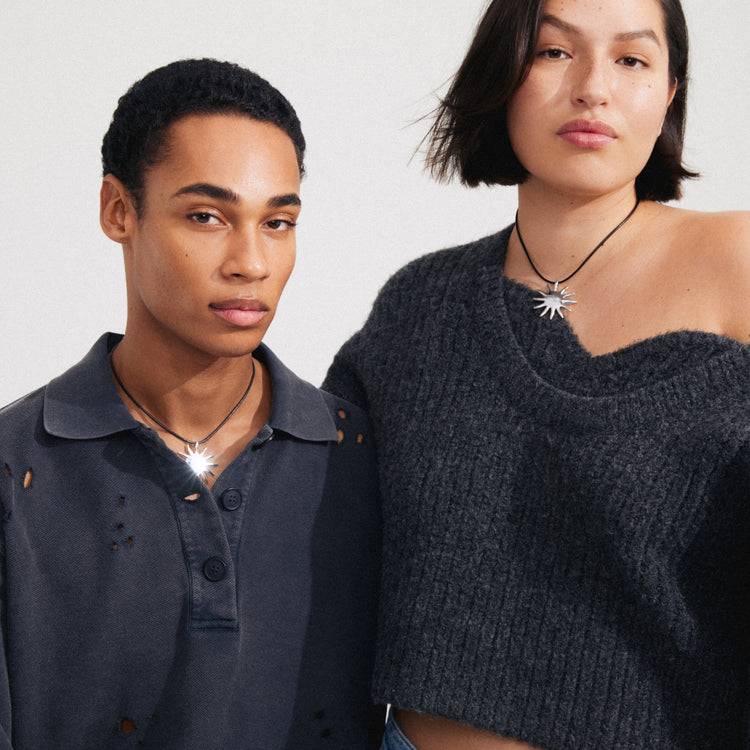 Pilgrim LIGHT Recycelte Halskette Versilbert