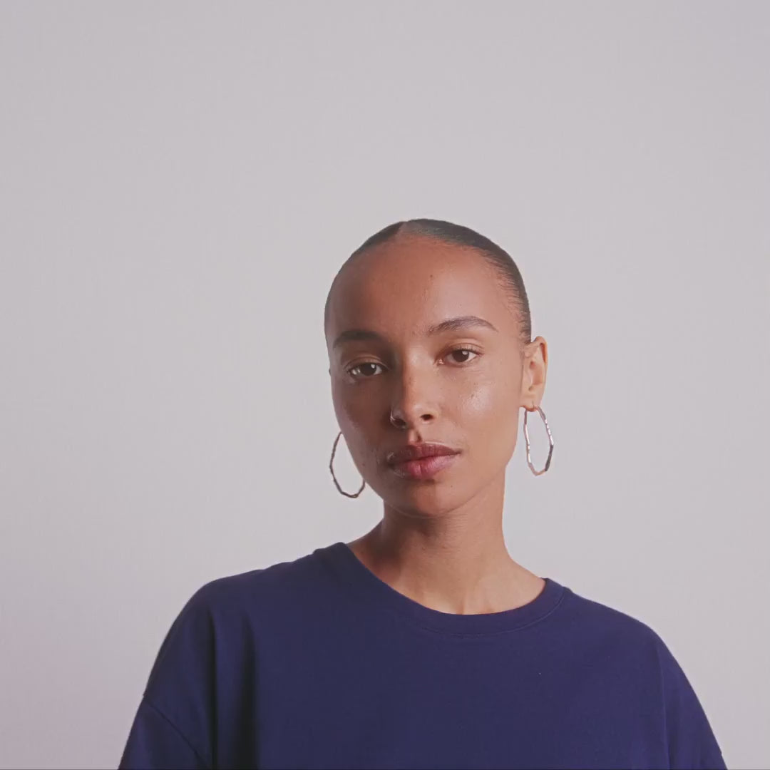 Pilgrim LIGHT Recycelte Mega-Hoops Versilbert