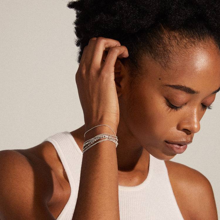 Pilgrim LILY Kettenarmband, Versilbert