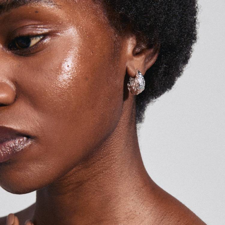 Pilgrim LINCOLN Recycelte Ohrringe Versilbert