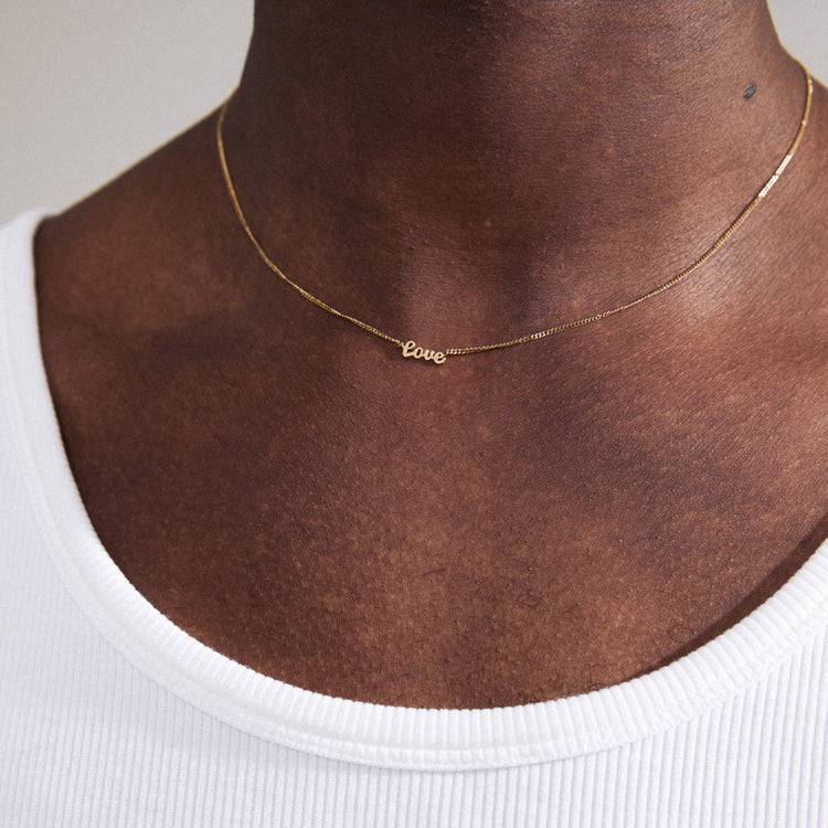 Pilgrim LOVE Recycelte Halskette Vergoldet