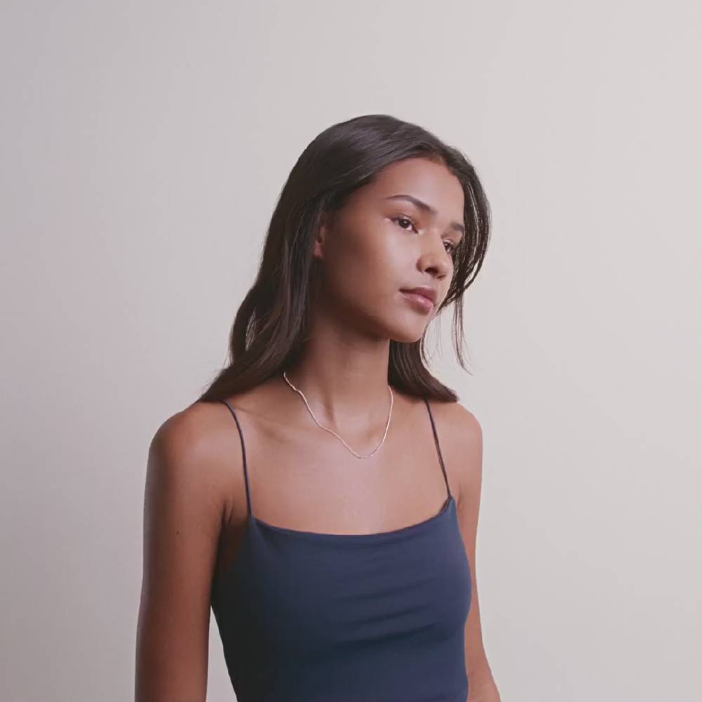 Pilgrim LOVE Recycelte Halskette Versilbert