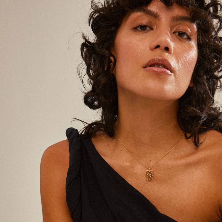 Pilgrim LOVE TAG, Recycelte DAD Halskette Vergoldet