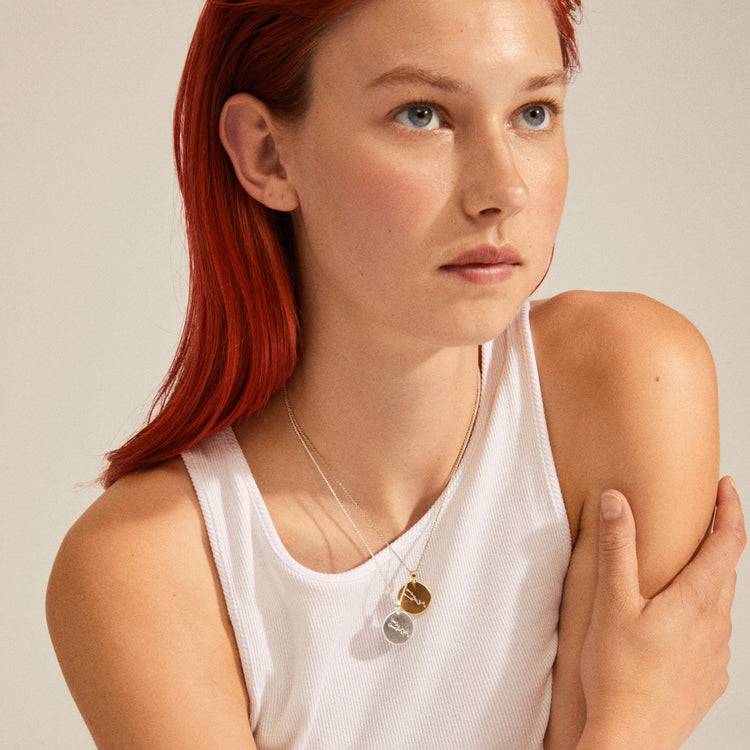 Pilgrim LÖWE Sternzeichen-Halskette, Versilbert