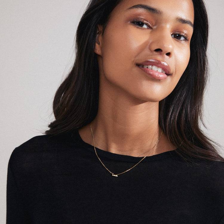 Pilgrim LUCK Recycelte Halskette Vergoldet