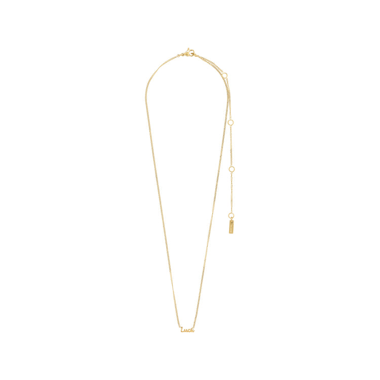 Pilgrim LUCK Recycelte Halskette Vergoldet