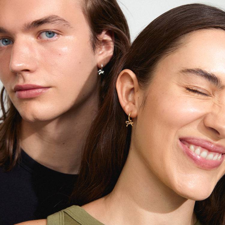 Pilgrim LYSANDRA Recycelte Creolen Vergoldet