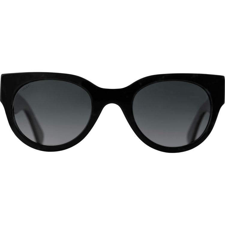 Pilgrim MALI Oversized Acetat Sonnenbrille, Schwarz