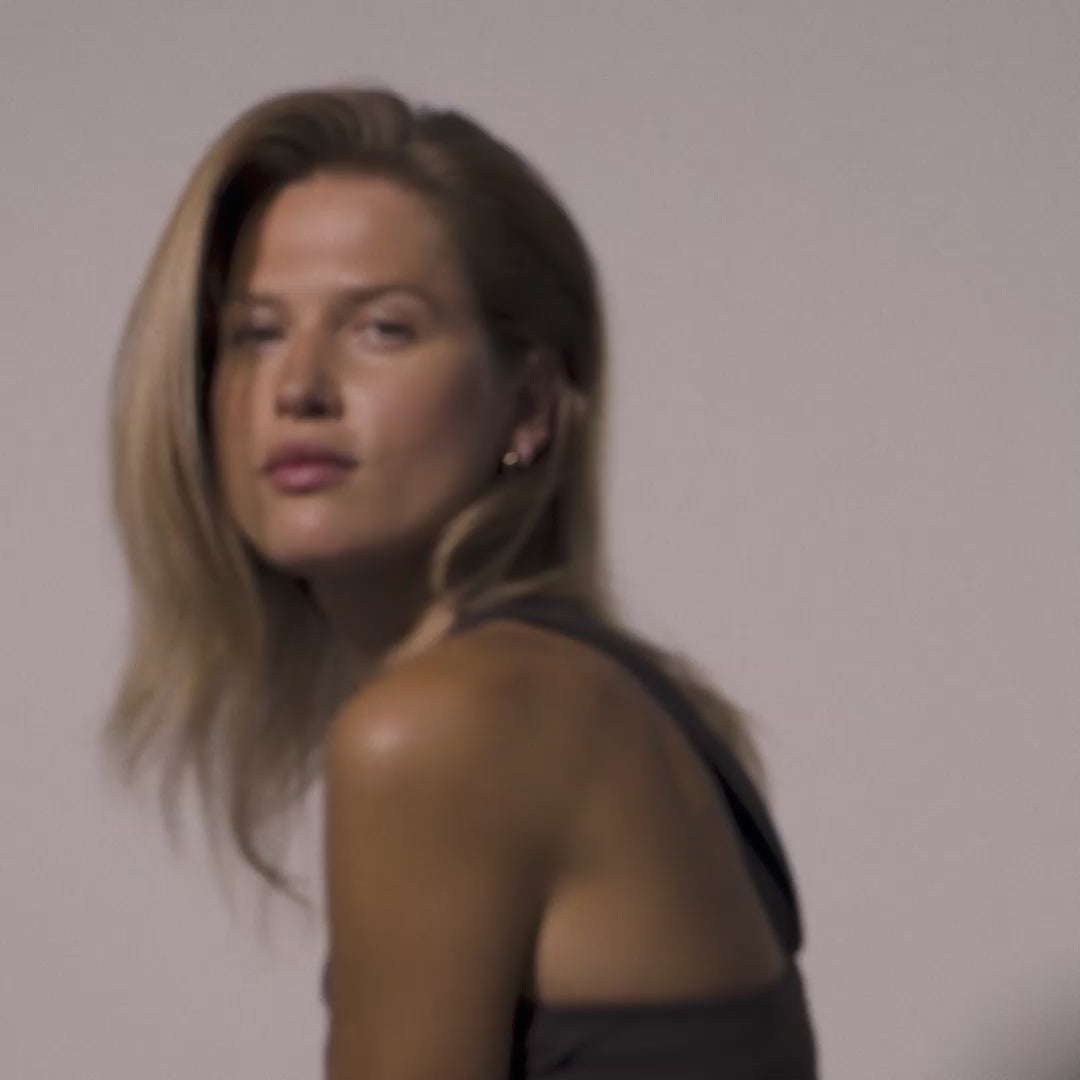 Pilgrim MARIT Lila Creolen, 2-in-1-Set, Vergoldet