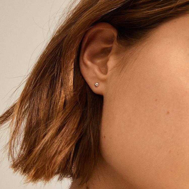 Pilgrim MOLLY Recycelte Ohrringe, Versilbert