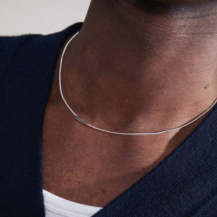 Pilgrim MOM Recycelte Halskette Versilbert