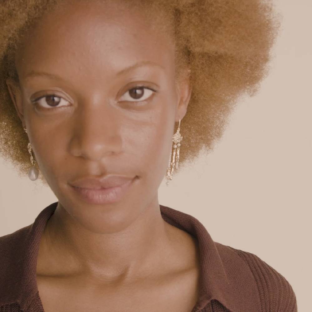 Pilgrim MOON Recycelte Ohrringe Vergoldet