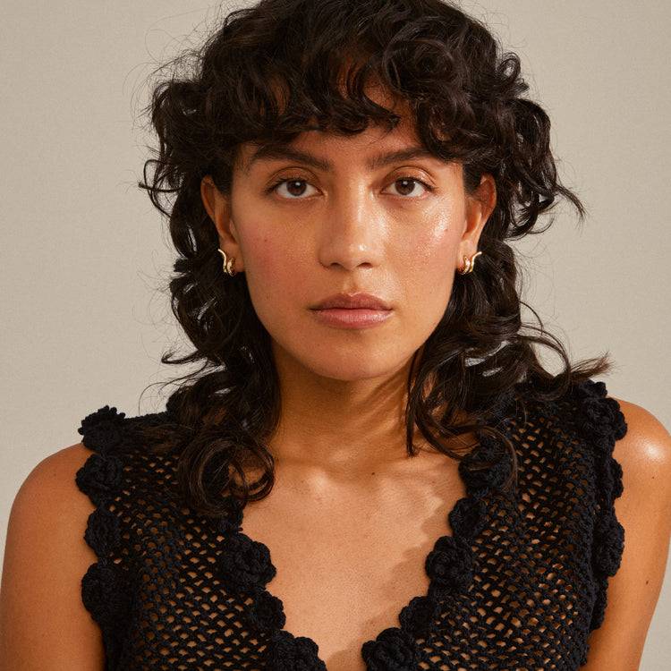 Pilgrim NADINE Recycelte Ohrringe Vergoldet