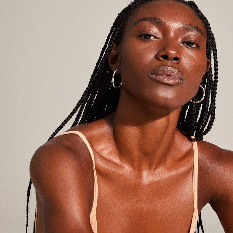 Pilgrim NAJA Recycelte Große Creolen, Versilbert