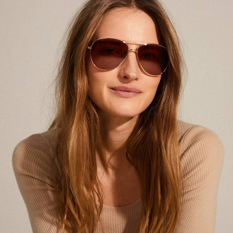 Pilgrim NANI Sonnenbrille Orange/Gold