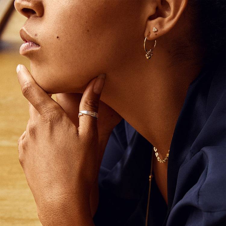 Pilgrim NOREEN Recycelter Ring, Versilbert