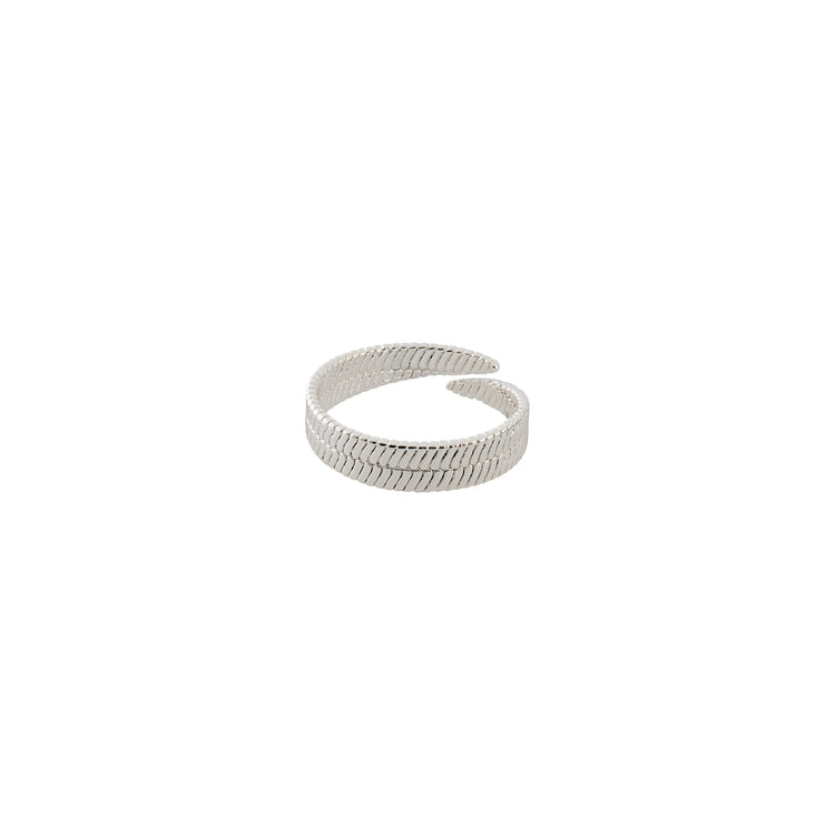 Pilgrim NOREEN recycelter Ring, versilbert