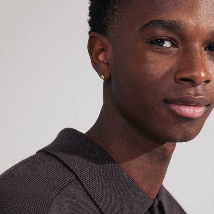 Pilgrim NYX Recycelter, Einzelner Ohrring Vergoldet