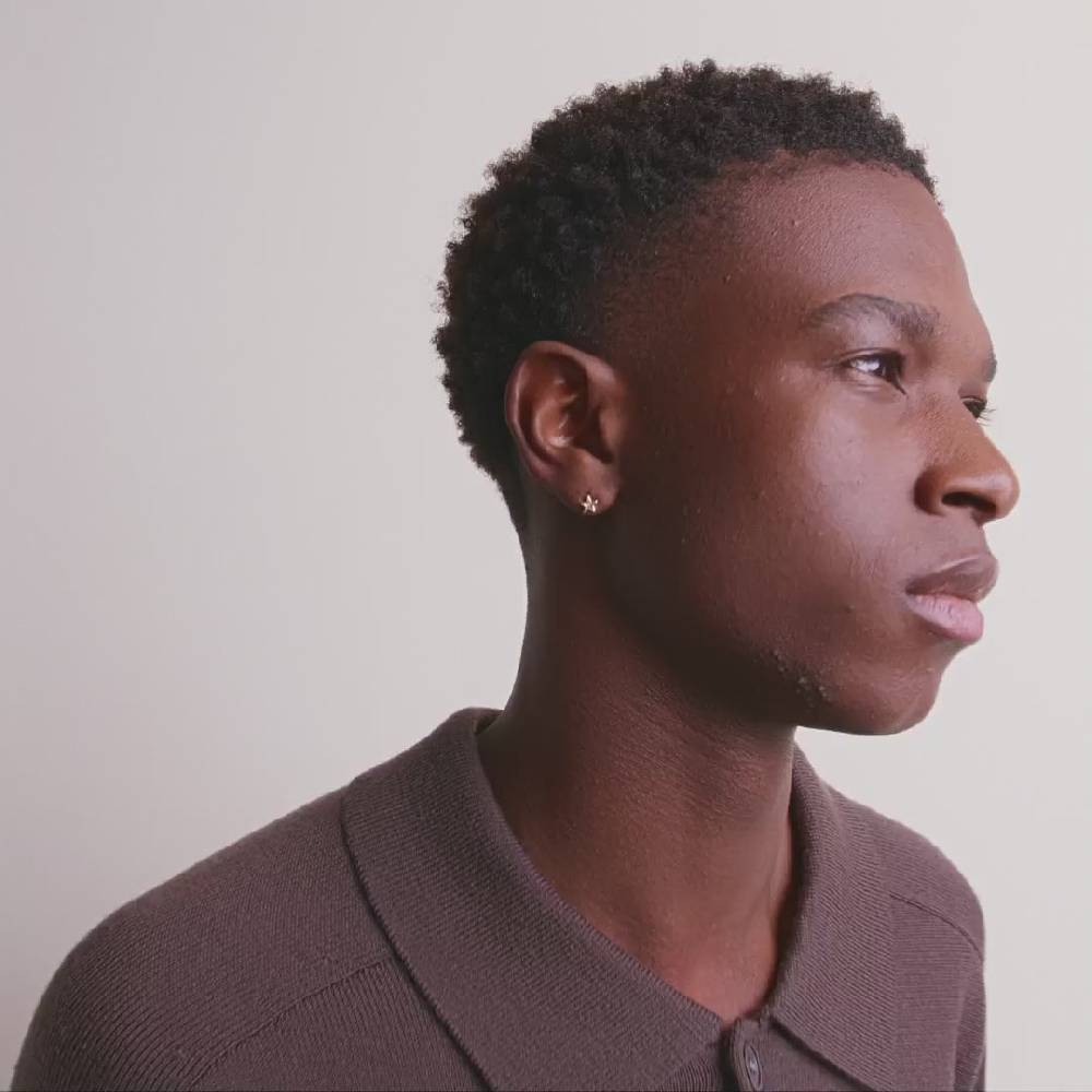 Pilgrim NYX Recycelter, Einzelner Ohrring Vergoldet