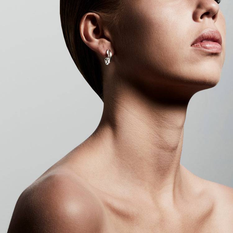 Pilgrim Ohrringe : Kaylee : Versilbert : Kristall