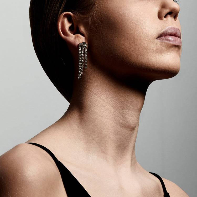 Pilgrim Ohrringe : Petra : Vergoldet : Kristall