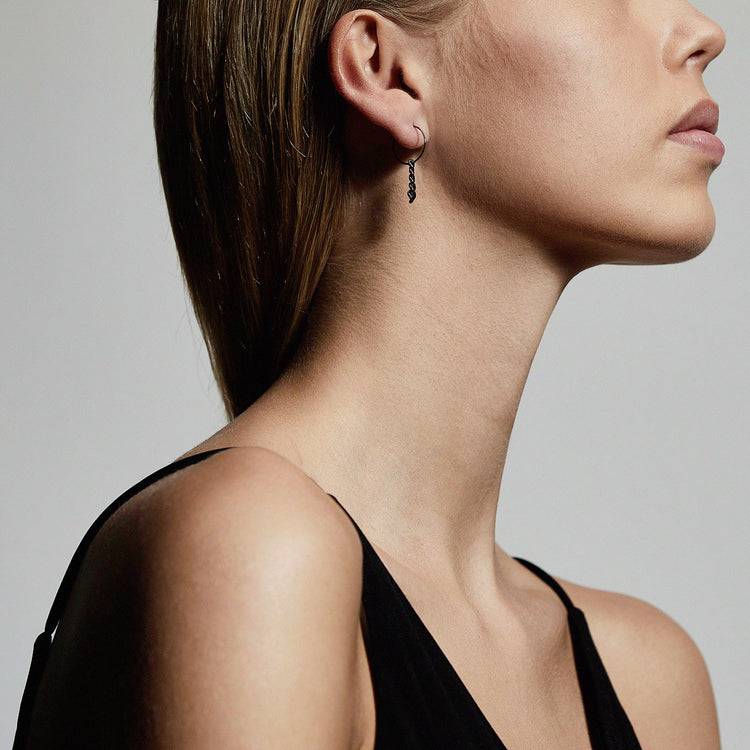 Pilgrim Ohrringe : Water : Hämatit-Farbe